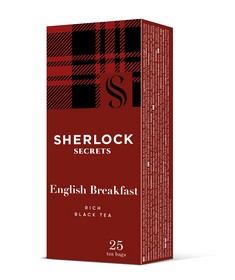 Чай чорний 2г*25, пакет, "English Breakfast", Sherlock Secrets