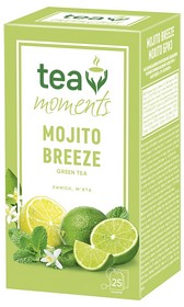 Чай зелений 1.6г*25, сашет, "Mojito Breeze", Tea Moments