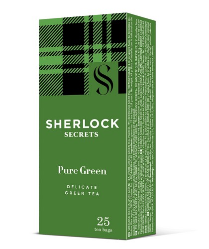 Чай зеленый 1.8г*25, пакет "Pure Green", Sherlock Secrets - №1