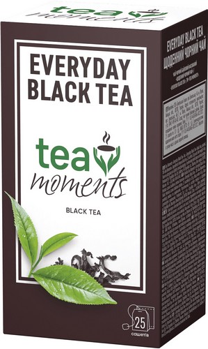 Чай черный 1.8г*25, сашет, "Everyday Black Tea", Tea Moments - №1