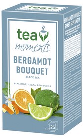 Чай чорний 1.8г*25, сашет, "Bergamot Bouquet", Tea Moments