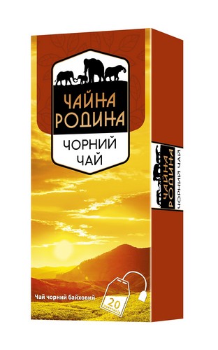 Чай черный 1.5г*20, пакет, "Черный чай", Чайная семья - №1