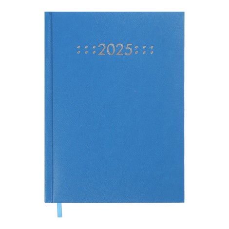 Ежедневник датов. 2025 CLASSIC, A5, синий, бумвинил/поролон - №1