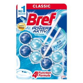 Туалетний блок BREF 2*50г Сила актив Океан Дуопак