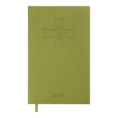 Ежедневник датов. 2025 FORCES, A6, оливковый, искусственная кожа/поролон - №1
