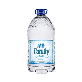 Вода мінеральна негазована, 6л., "Family", ПЕТ