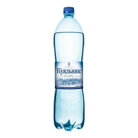 Вода минеральная газированная, 1.5л., "Куяльник", ПЭТ - №1