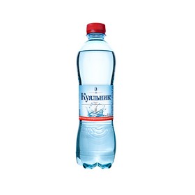 Вода лікувально-столова, газована, 0.5л., "Куяльник",  ПЕТ