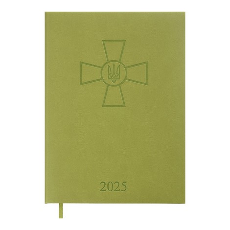 Ежедневник датов. 2025 FORCES, A5, светло-коричневый, искусственная кожа/поролон - №1
