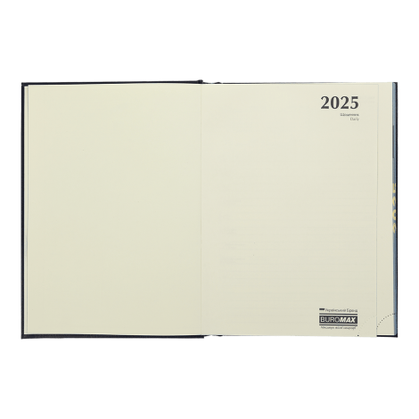 Ежедневник датированный 2025 Buromax GENTLE, серый - №4