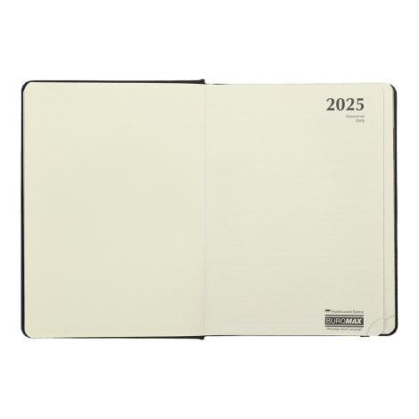 Ежедневник датированный 2025 Buromax TOUCH ME, черный - №4