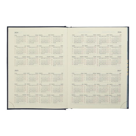 Ежедневник датир. 2025 CHESTER, A5, черный, иск.кожа/поролон - №6