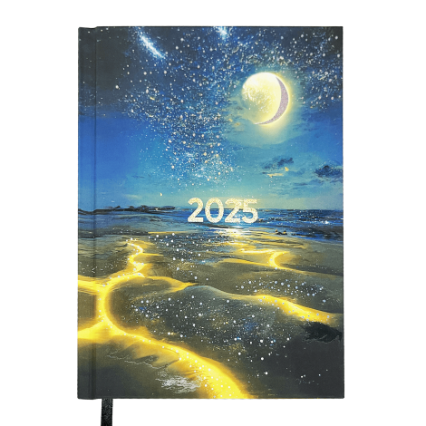 Ежедневник датир. 2025 ONLY, A5, синий - №1
