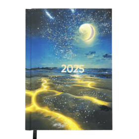 Щоденник датований 2025 ONLY, A5, синій