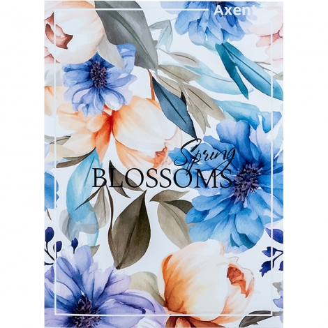 Тетрадь для записей А4 96 л., клет., Spring Blossoms - №1