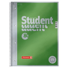 Колледж-блок А4 Premium, нелин, 80 л. зеленый