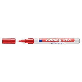Маркер Paint e-751 1-2 мм круглий червоний