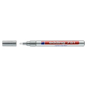 Маркер Paint e-751 1-2 мм круглий срібний