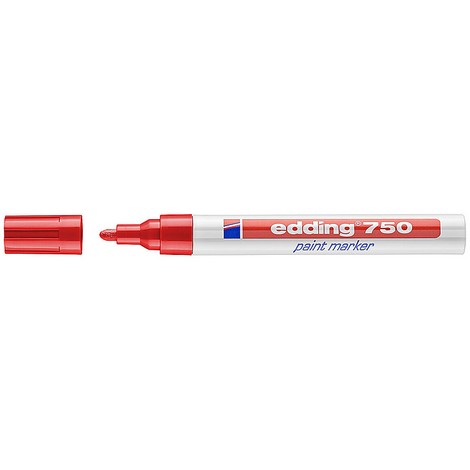 Маркер Paint e-750 2-4 мм круглый красный - №1