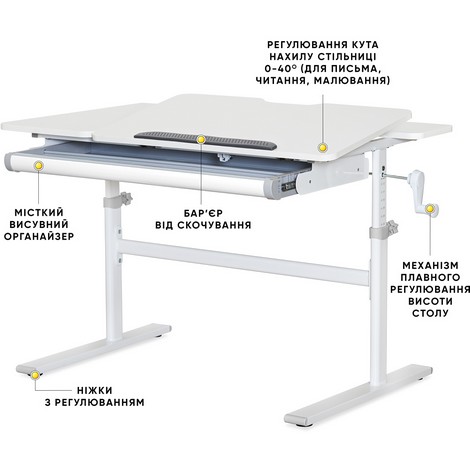 Детский стол Evo-кids TH-220 Grey - №2