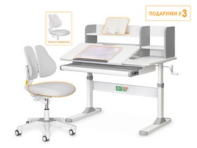 Комплект парта Evo-Kids TH-330 Grey + крісло Evo-kids Mio Lite G