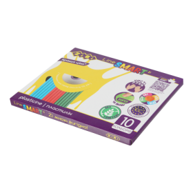 Пластилін 10 кольорів, 200г