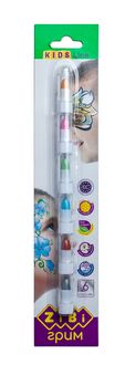 Карандаши для грима лица и тела ZIBI KIDS Line ПОЗИТИВ МЕТАЛЛИК, 6 цветов