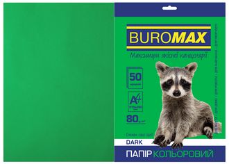 Папір кольоровий А4, 80г/м2, DARK тем.-зелений 50л.