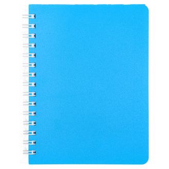 Зошит Buromax BRIGHT А6, 60 аркушів, клітинка, блакитна