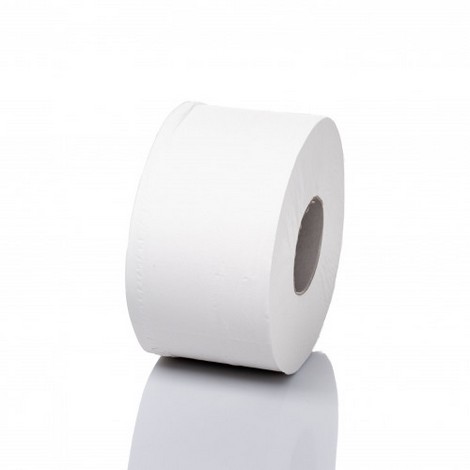 Туалетная бумага в рулоне JUMBO(h9*d16cм), 120м.белый.12рул./упак - №2