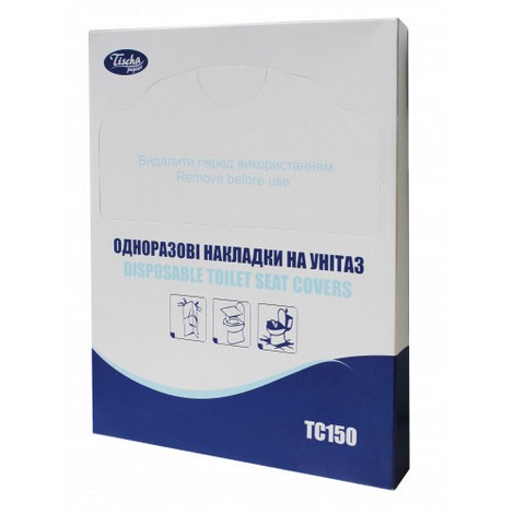 Накладки на унитаз бумажные BASIC 1/4 ящ.25 ТИША - №1