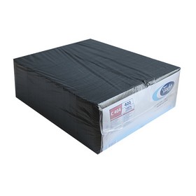 Салфетки столовые 2шар.черные25x23,6(по 400шт)Тиша 6пач/пак