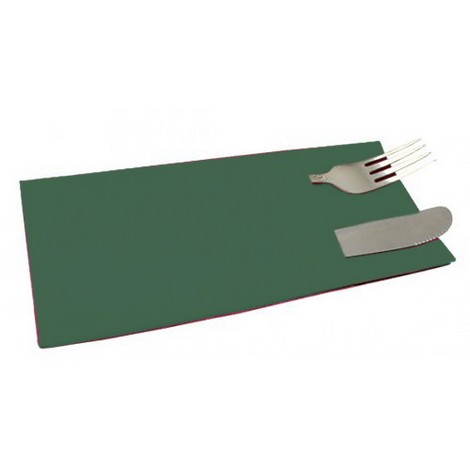 Салфетки столовые(куверты) зеленые, AIRLAID 33,3x40(18шт/уп) ящ.36 - №1