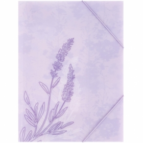Папка на резинках А4+ Lavender-2