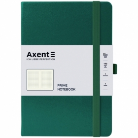 Книга записная Partner Prime, 145*210, 96л, клет, зел. лес