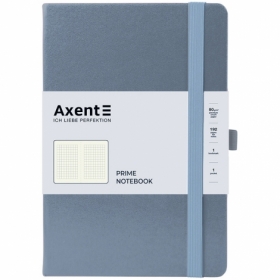 Книга записная Partner Prime, 145*210, 96л, клет, серая
