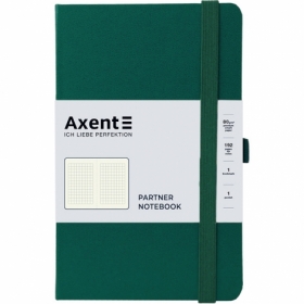 Книга записная Partner, 125*195, 96л, клет, зеленый лес
