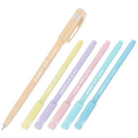 Ручка масляная Soft Pastel, синяя