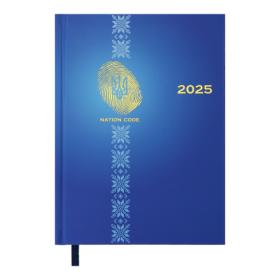 Щоденник датований 2025 Buromax UKRAINE, синій