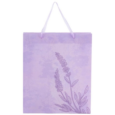 Пакет пластиковый подарочный 32х27см, Lavender-3 - №1