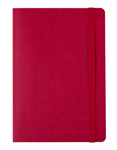 Блокнот деловой Buromax COLOR TUNES, А5, 96 листов, линия, красный - №1