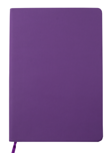 Блокнот деловой Buromax TOUCH ME L2U А5, 96 листов, без линовки, фиолетовый - №1