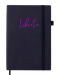 Блокнот деловой Buromax LIBRETA А5, 96 листов, линия, черный - №1