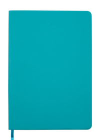 Блокнот Buromax TOUCH ME LOGO2U А5, 96 аркушів, клітинка, бірюзовий
