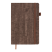 Блокнот деловой Buromax WOOD А5, 96 листов, клетка, бежевый - №1