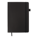 Блокнот деловой Buromax BRIEF L2U А5, 96 листов, без линовки, черный - №1