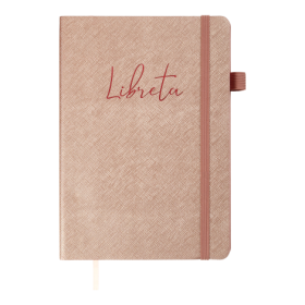 Блокнот діловий Buromax LIBRETA А5, 96 листів, нелінований, бежевий