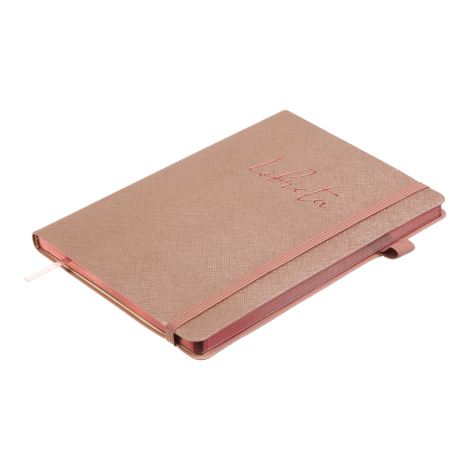 Блокнот деловой Buromax LIBRETA А5, 96 листов, нелинованый, бежевый - №3
