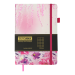 Блокнот деловой Buromax CHERIE А5, 96 листов, клетка, розовый - №2