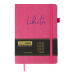 Блокнот деловой Buromax LIBRETA А5, 96 листов, клетка, малиновый - №2